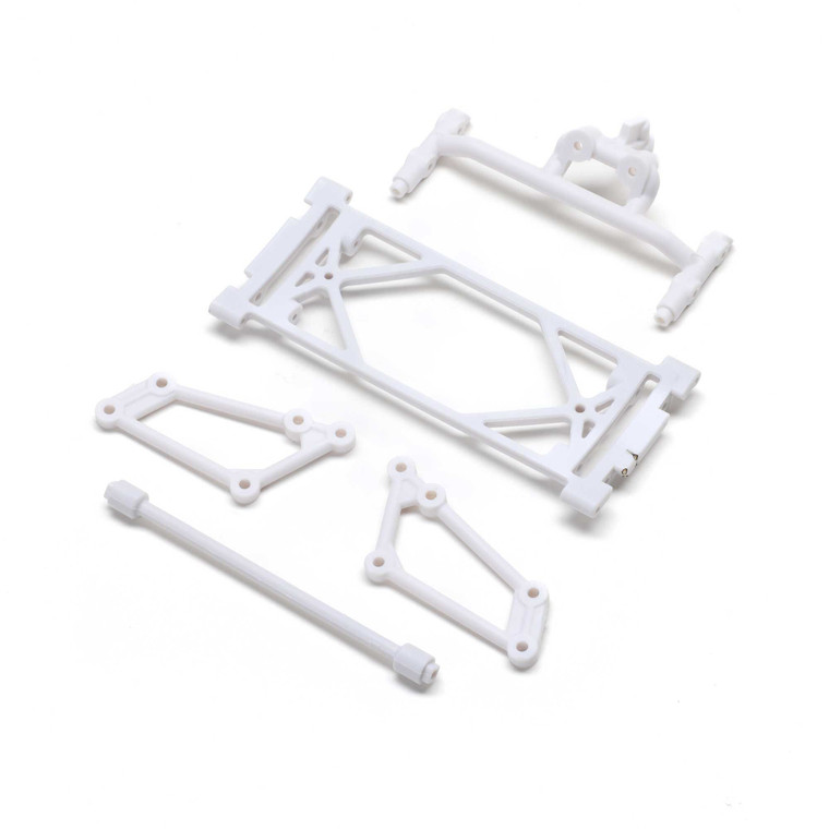 Losi - Front Wing Mount Set, White: 22S Sprint - -2404 Losi - Front Wing Mount Set, White: 22S Sprint - -2404