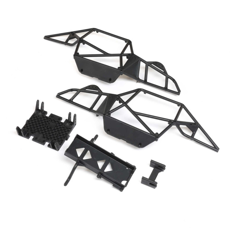 Axial - Cage Sides, Skid Plate, Battery Tray: Gilamon AXP8 - -2189