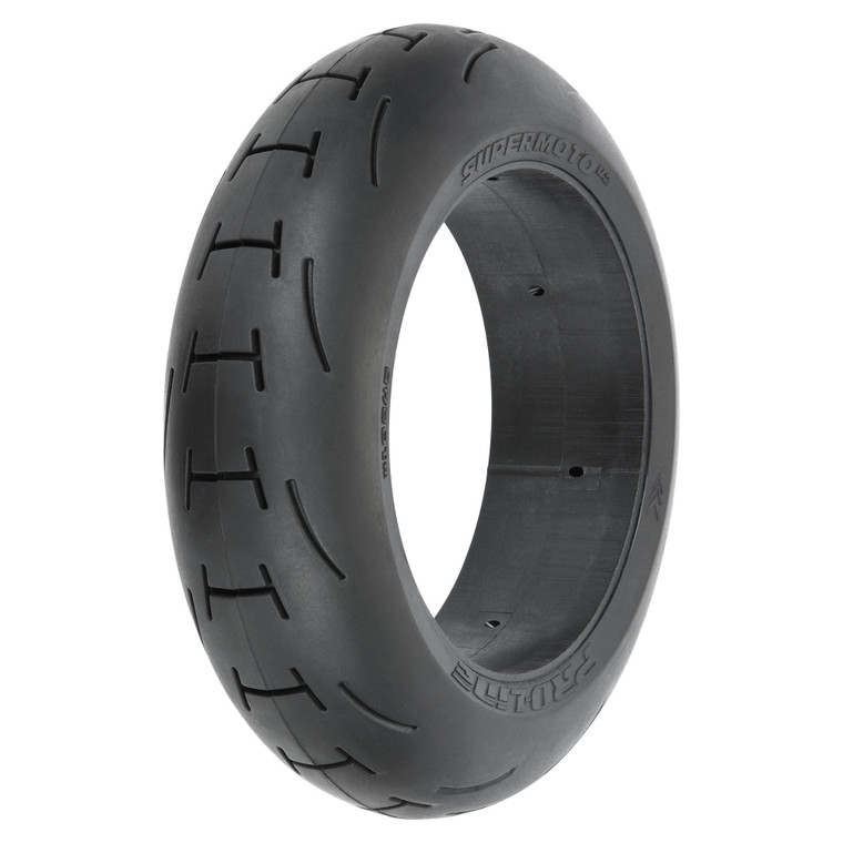 Pro-line Racing - Supermoto V2 S3 Rear Tire Mounted on Sleeve for Pro-Spec Supermoto Aluminum Wheel  - 1024511