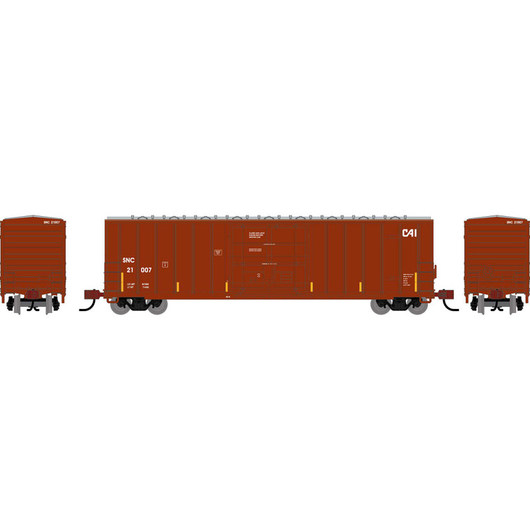 Athearn - N ATH 50' FMC 5327 12' Plug Door Box Car, SNC #21007 - -2814 Athearn - N ATH 50' FMC 5327 12' Plug Door Box Car, SNC #21007 - -2814