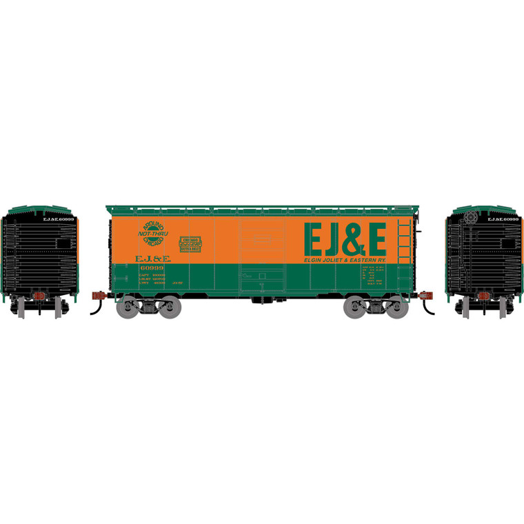 Athearn - HO ATH 40' Superior Door Box Car, EJE #60999 - -2625 Athearn - HO ATH 40' Superior Door Box Car, EJE #60999 - -2625