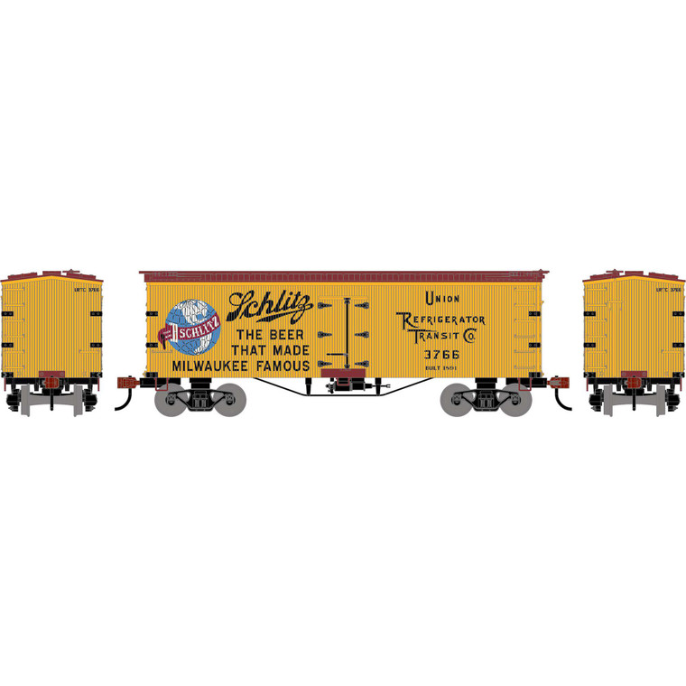 Roundhouse - HO RND 36' Wooden Reefer, URTC #3766 - -3034