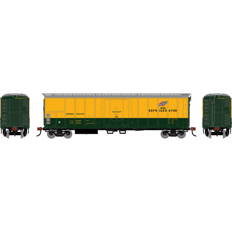 Roundhouse - HO RND 50' Exterior Post Mechanical Reefer, NWMX #61097 - -3053