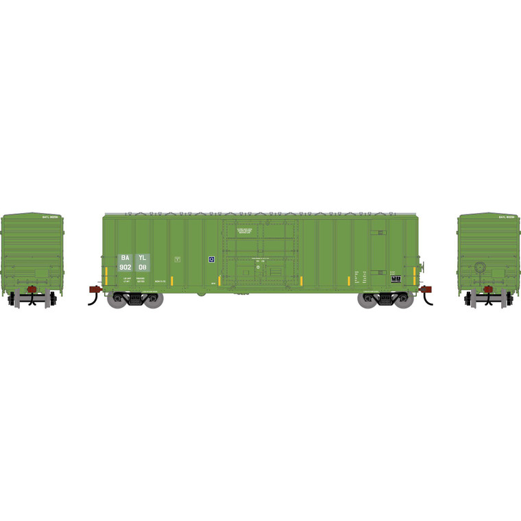 Athearn - HO ATH 50' FMC 5327 12' Plug Door Box Car, BAYL #90208 - -2783