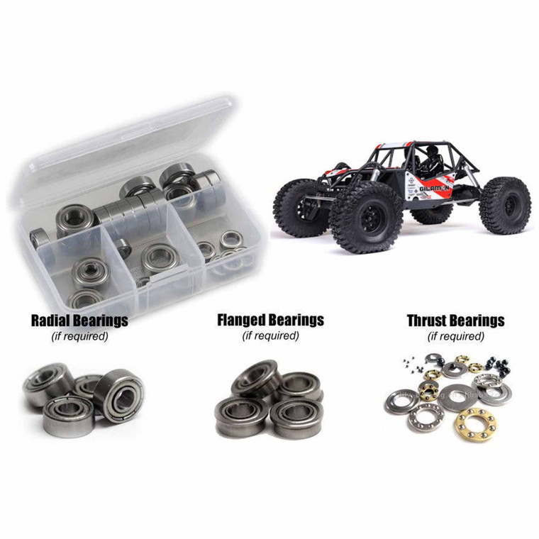RC Screwz - Axial AXP8 Gilamon 2.2 Trail (#AXI-1207) Metal Shielded Bearing Kit - AXI044B