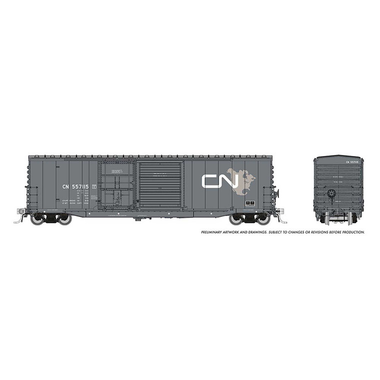 Rapido Trains - HO NSC 5304 Boxcar CN North America #557115 - 173005 Rapido Trains - HO NSC 5304 Boxcar CN North America #557115 - 173005