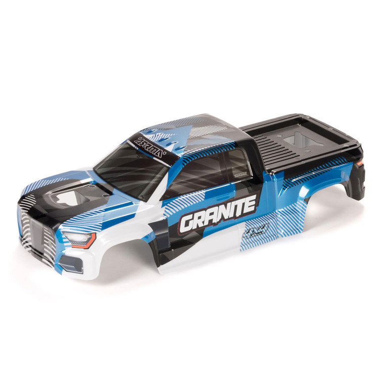 Arrma - GRANITE 4X4 Clipless Painted Decaled Trimmed Body (Blue/Black) - -1621