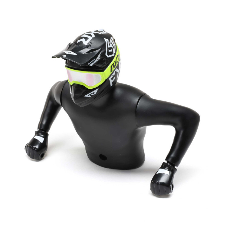 Losi - Rider Figure Upper, FXR Yellow: PM-SM/MX - -2284