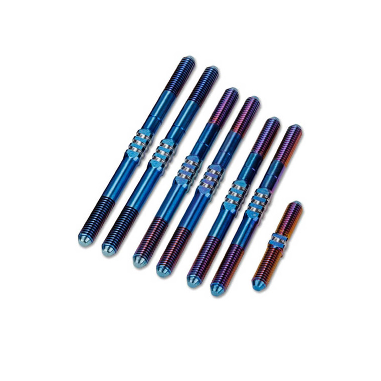 Jconcepts - Schumacher Cat L1R Fin turnbuckle kit - burnt blue  - 2970-1