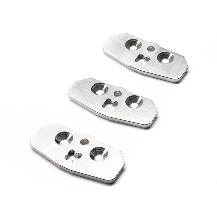 Team Losi Racing - Skid Plate Set, Adj Chassis, Steel: 8XT - -1227 Team Losi Racing - Skid Plate Set, Adj Chassis, Steel: 8XT - -1227