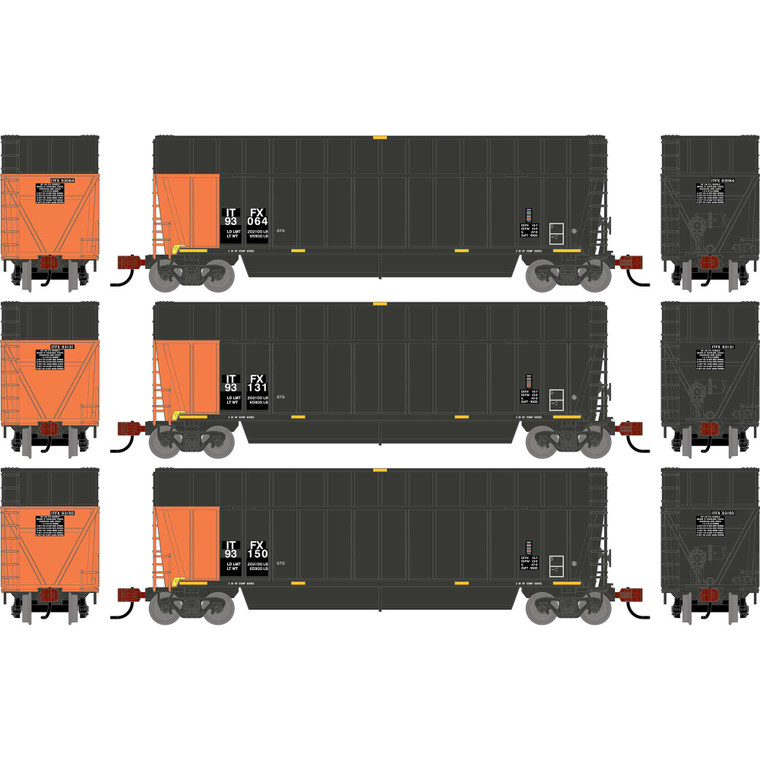 Athearn - N ATH Berwick Bathtub Extended Side Gondola, Primed For Grime ITFX #93064/93131/93150 (3) - -2822 Athearn - N ATH Berwick Bathtub Extended Side Gondola, Primed For Grime ITFX #93064/93131/93150 (3) - -2822