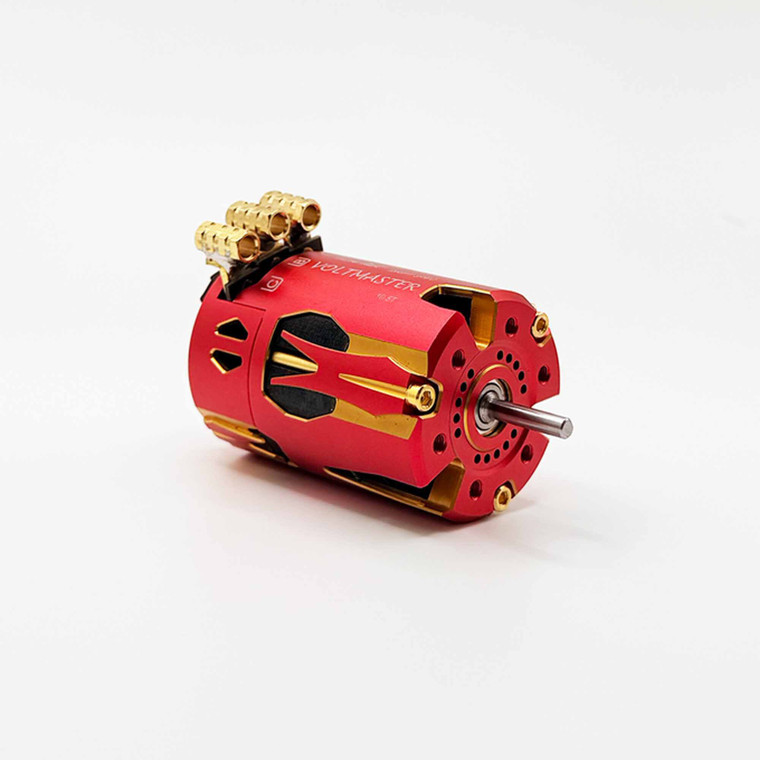 FuriTek - Voltmaster 10.5T Sensored Brushless Drift Motor (Crimson Gold Edition) - 2655 FuriTek - Voltmaster 10.5T Sensored Brushless Drift Motor (Crimson Gold Edition) - 2655