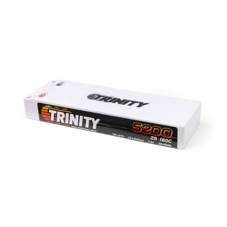 Trinity - 5200mah 2S 7.4V 180C Stick 5mm Bullets - -1075 Trinity - 5200mah 2S 7.4V 180C Stick 5mm Bullets - -1075