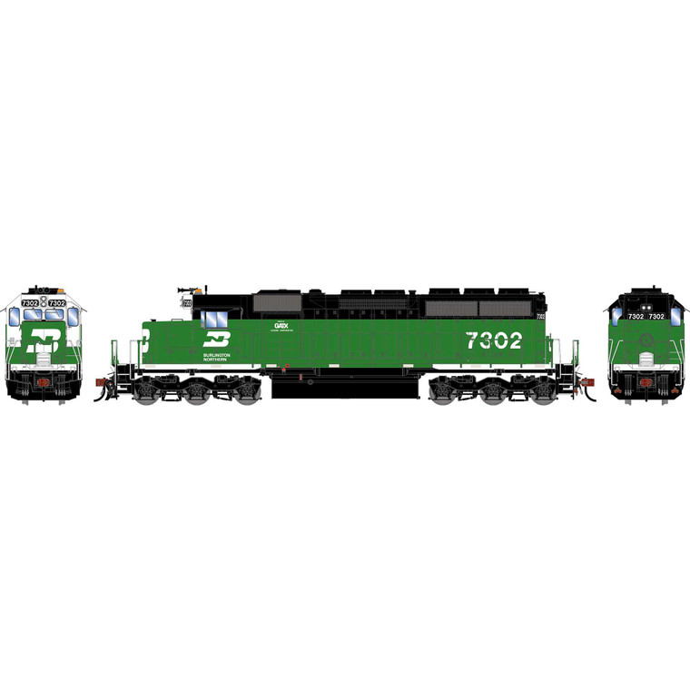 Athearn - HO ATH SD40G Locomotive, BN #7302 - -2837