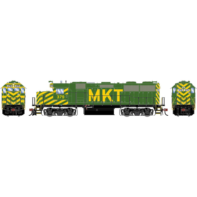 Athearn - HO GEN GP39-2 PH III Locomotive, MKT #379 - G-2409 Athearn - HO GEN GP39-2 PH III Locomotive, MKT #379 - G-2409