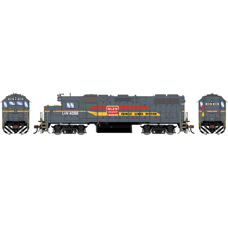 Athearn - HO GEN GP38-2 Locomotive w/DCC & Sound, LN #4086 - G-2390