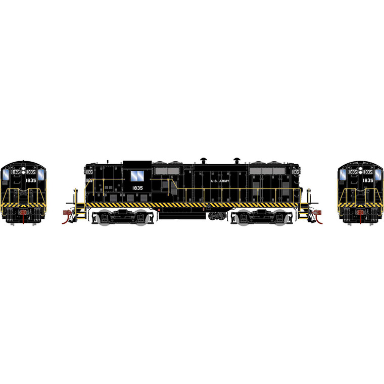 Athearn - HO GEN GP7L Locomotive w/DCC & Sound, USAX #1835 - G-2319