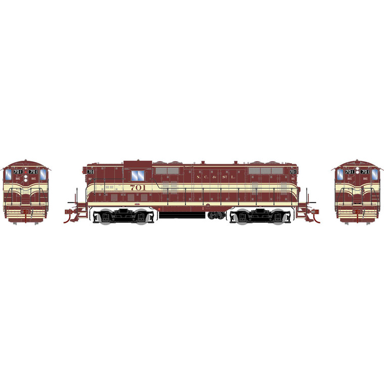 Athearn - HO GEN GP7L Locomotive w/DCC & Sound, NCSL #701 - G-2326 Athearn - HO GEN GP7L Locomotive w/DCC & Sound, NCSL #701 - G-2326