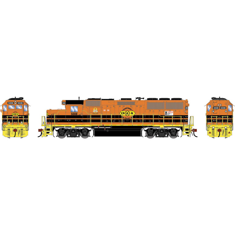 Athearn - HO GEN GP50 PH I Locomotive w/DCC & Sound, TPW #5008 - G-2457