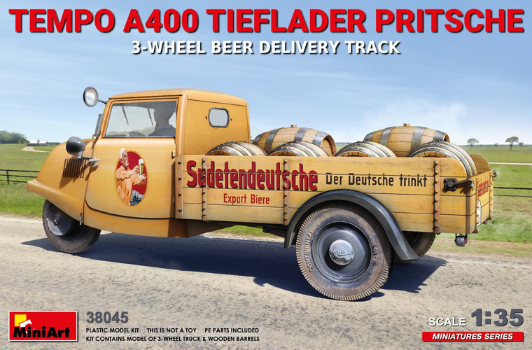 Mini Art Models - Tempo A400 Tieflader Pritsche 1:35 - 38045