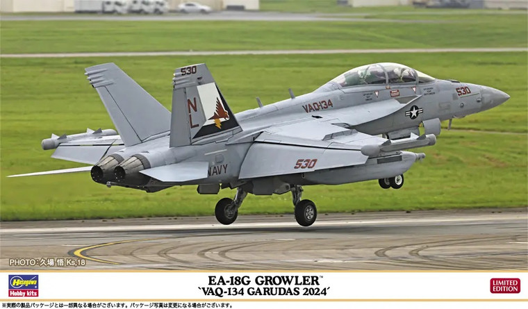 Hasegawa Models - EA-18G Growler VAQ-134 Garudas 2024 1:72 - 2487