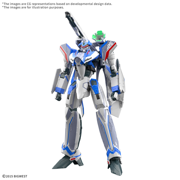 Bandai - Gundam Models - HG VF-31J Siegfried Hayate Immelmann - 2809257