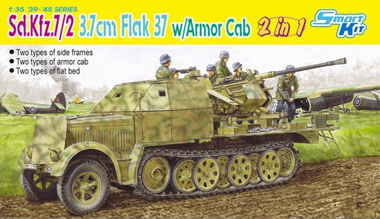 DML Military Kits - Sd.Kfz.7/2 3.7cm Flak 37 1:35 - 6542
