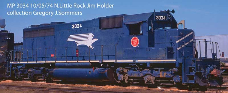 Bowser - HO EMD SD40 MoPac#3034 DCC/Sound - 25655