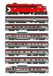 Rapido Trains - Ho The Canadian Cp Action Red - 210007