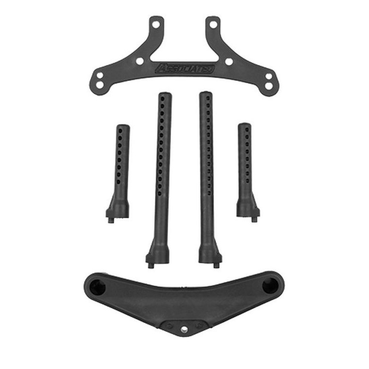 Team Associated - RC10TC8 Front Bumper and Body Post Set - 32066