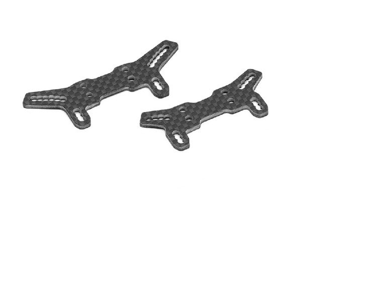 Louise RC - Carbon Shock Tower (Front & Rear), for LMX - NBA273