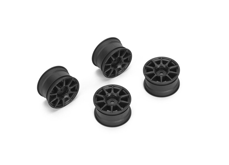 Louise RC - 10 Spoke Wheel +1mm (Black), for LMX - NBA319