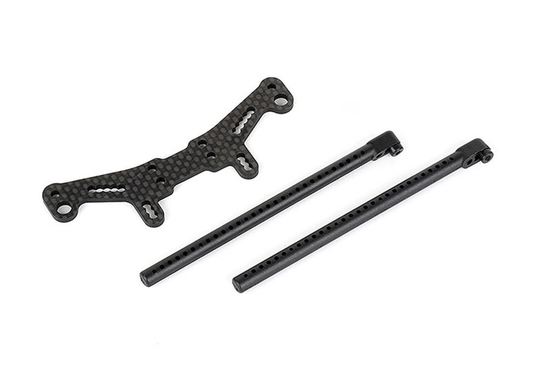 Louise RC - Carbon Rear Shock Tower (for Sedan Body), Fits LMX - NBA333