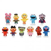Monogram - 3D Plush Collectible Bag Clips - Sesame Street - 24pc Blind Bag Display - 24 Pack