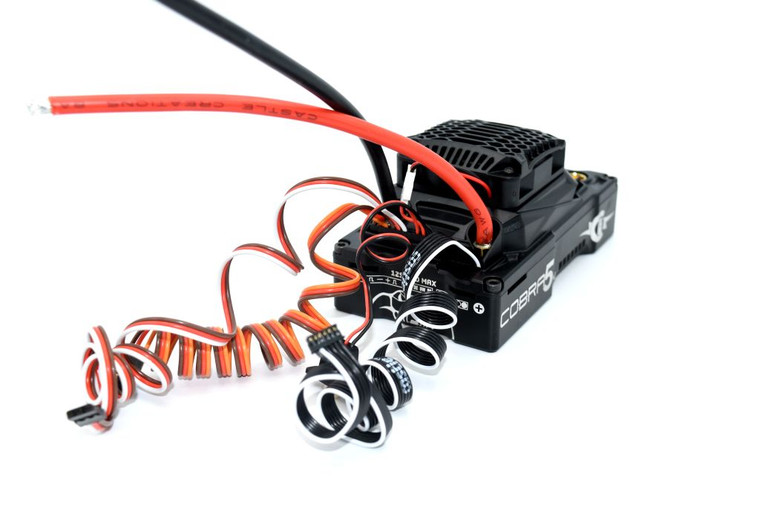 Castle Creations - Cobra 5 HV, 12S, 50.4V ESC, 20A Peak BEC - 010-0178-00