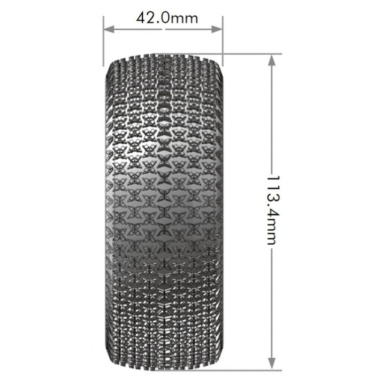 Louise RC - B-Maglev 1/8 Buggy Soft Front/ Rear, 17mm Hex, Mounted - LT3100SW