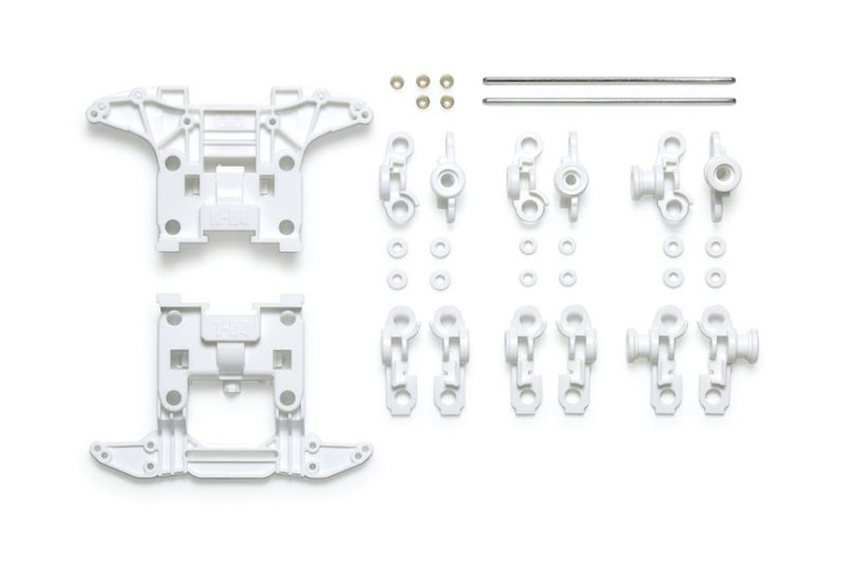 Tamiya - JR Reinforced N-04/T-04 Units, White - 95695