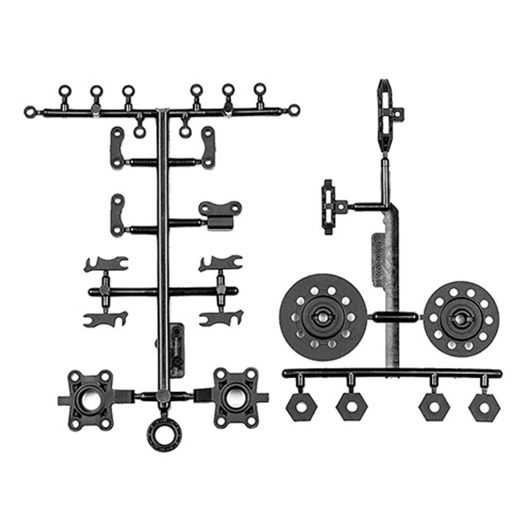 Team Associated - DC10 Hubs, with wheel hex brake disks - 72210