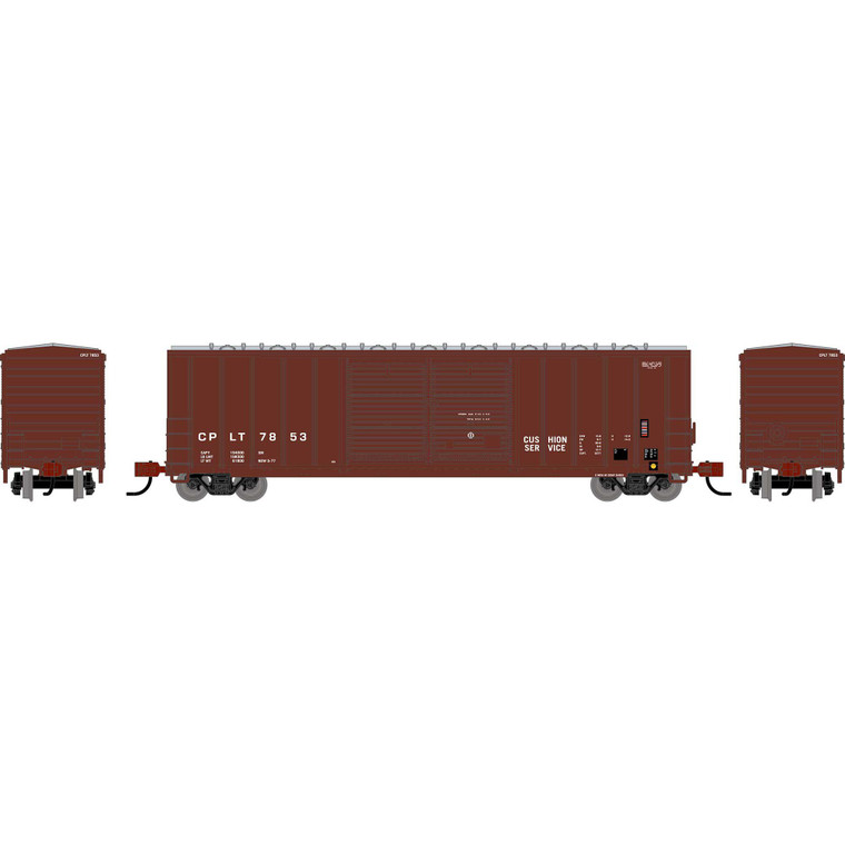 Athearn - N ATH 50' FMC Centered Double Door Box Car, CPLT #7853 - 2948