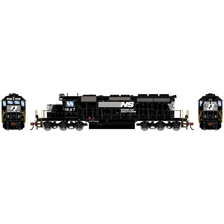 Athearn - HO ATH SD40-2 Locomotive, NS 'Ex-NW 1990s' #1647 - 2961