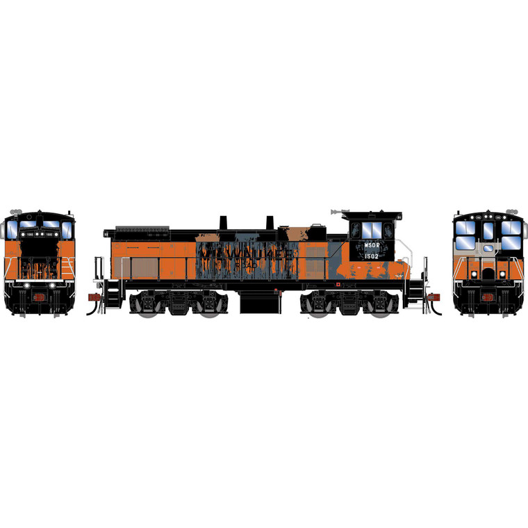 Athearn - HO GEN MP15AC Locomotive w/DCC & Sound, Primed For Grime WSOR 'Bandit' #1502 - G2532