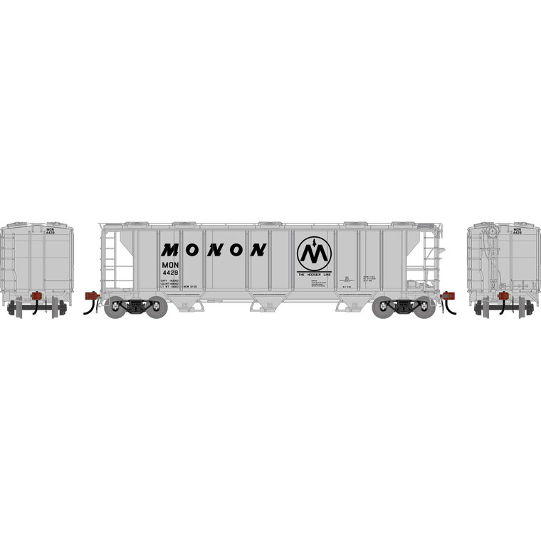 Athearn - HO GEN PS 2893 3-Bay Covered Hopper, Monon #4429 - G2601
