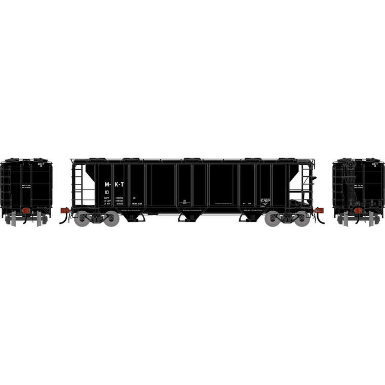 Athearn - HO GEN PS 2893 3-Bay Covered Hopper, MKT #10 - G2604