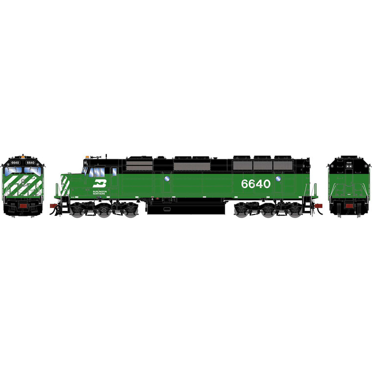Athearn - HO GEN F45 Locomotive, BN #6640 - G2608 Athearn - HO GEN F45 Locomotive, BN #6640 - G2608