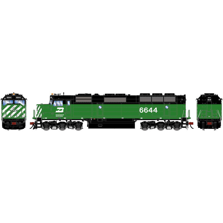 Athearn - HO GEN F45 Locomotive, BN #6644 - G2610 Athearn - HO GEN F45 Locomotive, BN #6644 - G2610