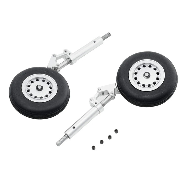 FMS - Main Gear Strut Set with Wheels: Avanti 90mm Anniversary - EV114