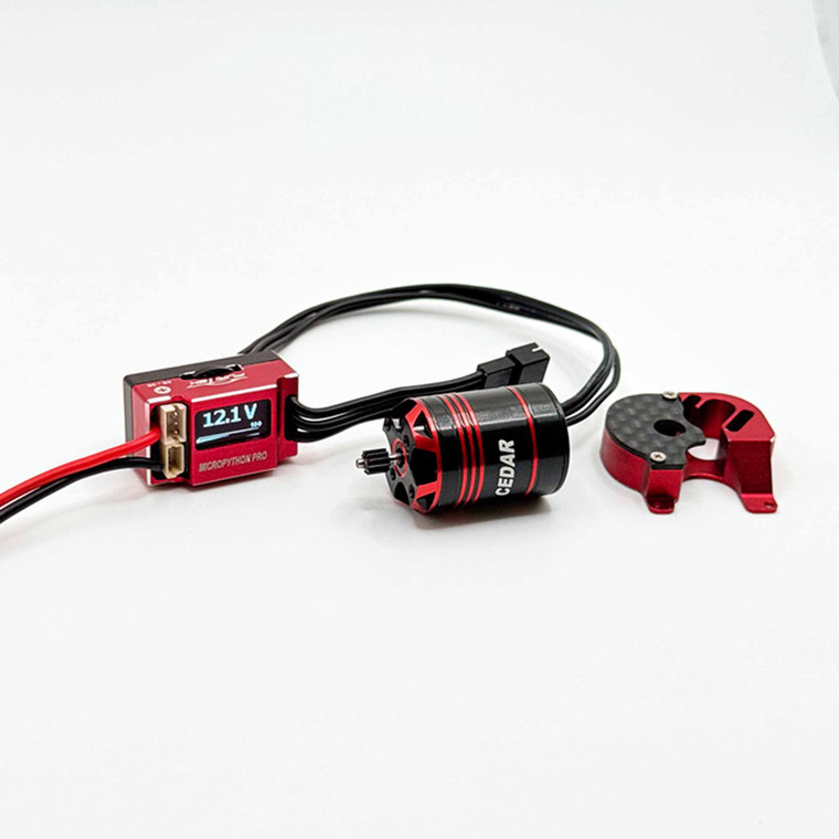 FuriTek - UNITYDRIVE Combo for SCX24 Featuring MINI KOMODO UNITY 2-in-1 ESC/MOTOR & Mini Stellar Transmission - 2693