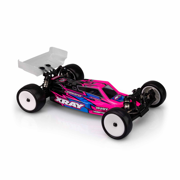 Jconcepts - F2 - XRAY XB2 2025 Body W/ Carpet | Turf | Dirt Wing, Light-Weight  - 0690L
