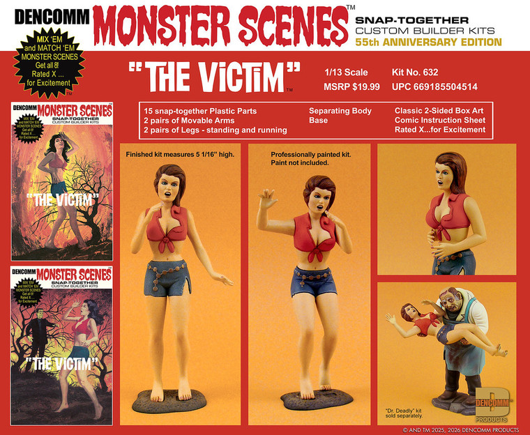 Atlantis Models - The Victim Monster Scenes Series 2 1:13 - 632