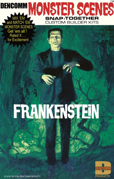 Atlantis Models - Frankenstien Monster Scenes - 633